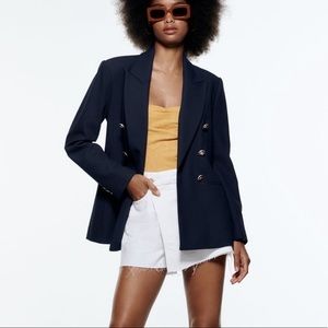 Navy Zara blazer